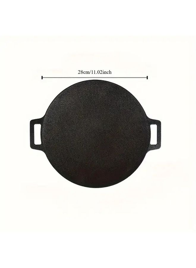 Cast Iron Grill Pan 11 81 Inch Non Stick Korean BBQ Plate For Gas And Outdoor Cooking - Image 5